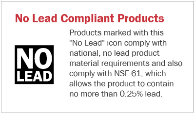 Download our free No Lead Product List