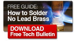 Free guide on how to solder No Lead brass. Free Tech Bulletin Download