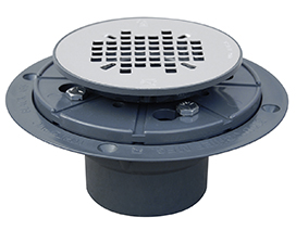 Soux Chief 821-280A Shower Pan Drain Screw-On Stainless Steel Strainer