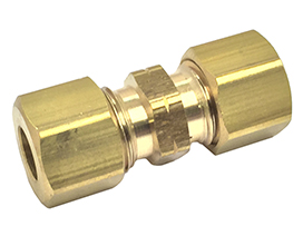 SIOUX CHIEF Compression Nut with Insert - Brass - 1/4 909-070201